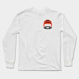 Retro Cincinnati Football Helmet Long Sleeve T-Shirt